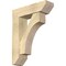 Ekena Millwork Westlake Slat Rough Sawn Bracket w/ Offset Brace, Douglas Fir, 8"W x 28"D x 36"H BKT0806X28X36WTL06RDF - alternate 1